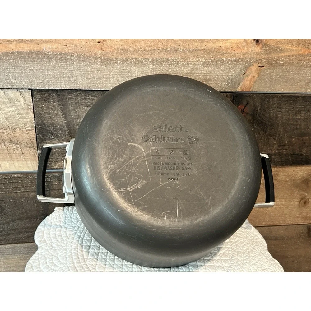 Calphalon Premier 5QT‎ Stock  Pot /Sauce Pan/Dutch Oven W/lid 8785